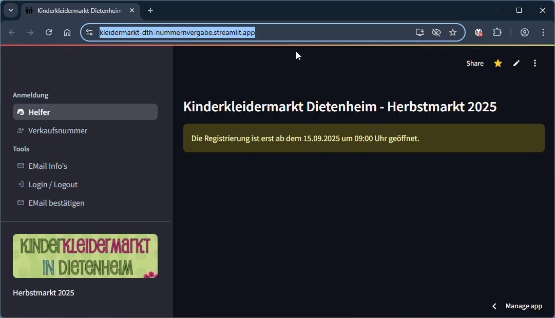!! UPDATE !! Nummernvergabe startet